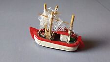 Holz segelboot 8x6cm gebraucht kaufen  Dortmund