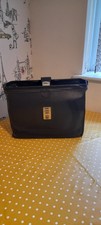 Vintage black leather for sale  NORWICH