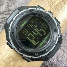 Timex Expedition relógio masculino T49950 multifuncional borracha quartzo digital 49mm 8" comprar usado  Enviando para Brazil