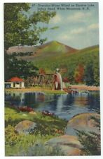 Cartão postal Indian Head Franconia Notch NH roda d'água overshot New Hampshire comprar usado  Enviando para Brazil