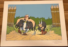 Sérigraphie astérix obelix d'occasion  Peymeinade
