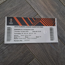 Rare 2025 ticket for sale  RENFREW
