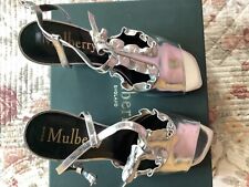 Mulberry silver sandals for sale  CARLISLE