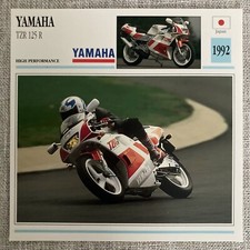Cartão de motocicleta Yamaha TZR 125 R alto desempenho 1992 Japão Edito Service Atlas comprar usado  Enviando para Brazil