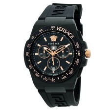 Usado, Relógio masculino Versace Greca Extreme cronógrafo quartzo mostrador preto VE7H00323 comprar usado  Enviando para Brazil