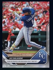 2025 Topps AGORA- 1º Hit RBI Double Rookie da MLB- JAC CAGLIANONE (cartão digital colorido comprar usado  Enviando para Brazil