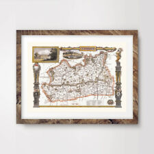 Surrey vintage map for sale  PEVENSEY