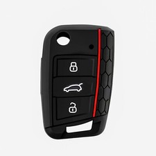 Capa chave silicone para Seat Leon Ateca Ibiza VW Golf MK7 MK7.5 estojo fob s40c, usado comprar usado  Enviando para Brazil