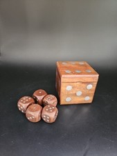 Wooden dice box for sale  Center Moriches