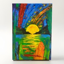 Quadro astratto dipinto usato  Granarolo dell'Emilia