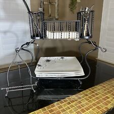 3 peças - Conjunto empilhável de caddy e cavalete para buffet FRETE GRÁTIS comprar usado  Enviando para Brazil