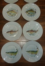 Porcelain fish plates d'occasion  Expédié en Belgium