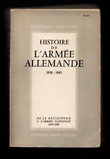 Histoire armée allemande d'occasion  Sainte-Suzanne
