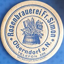 Alter bierdeckel rosenbrauerei gebraucht kaufen  Balingen