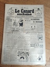Canard enchaîné 1937 d'occasion  Chartres