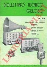 Radiotecnica geloso bollettino usato  Italia