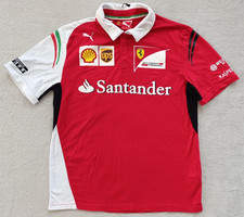 Camisa polo vermelha Puma Scuderia Ferrari Santander Racing F1 Formula One 1 tamanho M comprar usado  Enviando para Brazil
