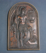 Bronze platte wandtafel gebraucht kaufen  Augsburg