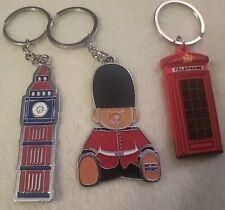 [3] Três chaveiros LONDRES Inglaterra BIG BEN, CABINE TELEFÔNICA, URSO E 194, usado comprar usado  Enviando para Brazil