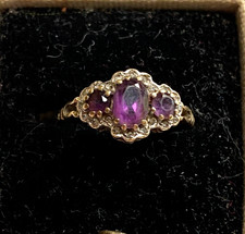 Vintage edwardian amethist for sale  AYLESBURY