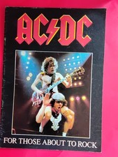 Rock tour programme for sale  SOUTHPORT