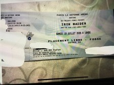Ticket concert iron d'occasion  Patrimonio