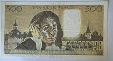 Billet 500 pascal d'occasion  Pontfaverger-Moronvilliers