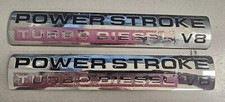 2005-2010 FORD F250 F350 E250 E350 POWER STROKE TURBO DIESEL V8 EMBLEMAS LATERAIS FABRICANTE DE EQUIPAMENTO ORIGINAL comprar usado  Enviando para Brazil
