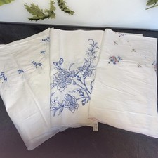Mitteldecken bestickt blumen gebraucht kaufen  Gersfeld