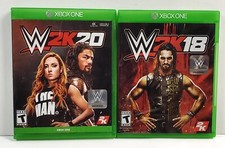 Lote de dois jogos de luta livre Xbox One WW2K W2K18 e 20 comprar usado  Enviando para Brazil