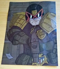 Judge dredd print for sale  BECCLES
