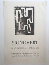 Jean signovert galerie d'occasion  Paris XX