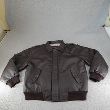 Leather bomber jacket for sale  Mercersburg