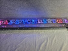 Happy christmas led for sale  WATFORD