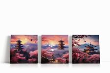 Set japanese temple for sale  CONWY