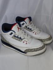 Nike Air Jordan 3 retrô azul verdadeiro 854261-106 (2016) tamanho UK 5 GS EUA 5.5Y EU 38 comprar usado Nike Air Jordan 3 retrô azul verdadeiro 854261-106 (2016) tamanho UK 5 GS EUA 5.5Y EU 38 comprar usado  Enviando para Brazil