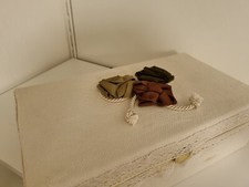 Scatola rivestita stoffa usato  Milano