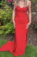 Red glitter prom for sale  BOLTON