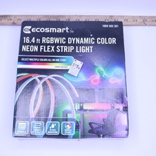 Luz de tira flexível de neon LED plug-in conectável EcoSmart com controle remoto comprar usado  Enviando para Brazil