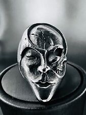 Totenkopf gesichter ring gebraucht kaufen  Traunreut