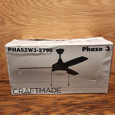 MISSING LIGHT GLOBO CRAFTMADE Pro Plus Hugger 52 pol.  Ventilador de teto do motor branco comprar usado  Enviando para Brazil