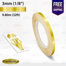 Chrome gold 3mm for sale  COALVILLE