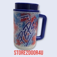 Usado, Caneca de viagem vintage Pepsi 32 oz copo com tampa térmica comprar usado  Enviando para Brazil