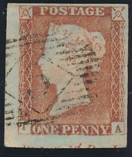 Usado, Do canto do lençol. SG 9. Marrom vermelho pálido 1d. comprar usado  Enviando para Brazil