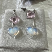 Lalique heart pink for sale  RUISLIP