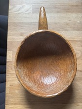 Holzschale griff handarbeit gebraucht kaufen  Kolbermoor