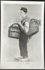 Vintage postcard market for sale  RINGWOOD
