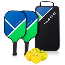 Conjunto de Pickleball HAJIMARI USAPA - Raquetes de Bolas Pickle Pacote com 4 com Exterior Interno... comprar usado  Enviando para Brazil