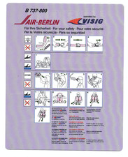 Safety card air d'occasion  Châteauneuf-en-Thymerais