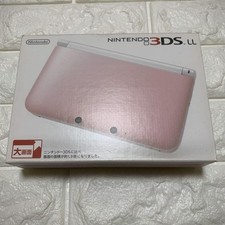 Console Nintendo 3DS LL XL rosa branco caixa manual caneta testada Japão muito bom comprar usado  Enviando para Brazil